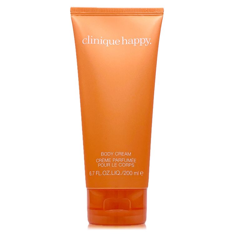 clinique happyBODY CREAMCRÈME PARFUMÉEPOUR LE CORPS6.7 FL.OZ.LIQ./200 ml e