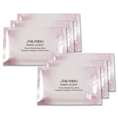 《SHISEIDO 資生堂》美透白淨電力面膜27ml(單片裝)*6