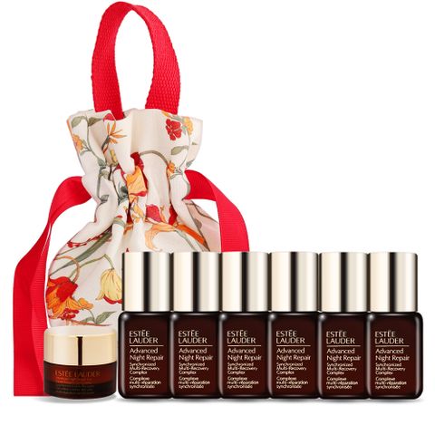 ESTEE LAUDER 雅詩蘭黛 特潤全能修護新年組[特潤+亮眼霜+束口袋]-尾牙新年禮品