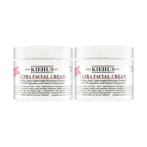 KIEHL'S 契爾氏 Kiehls 冰河醣蛋白保濕霜 125ml*兩入組