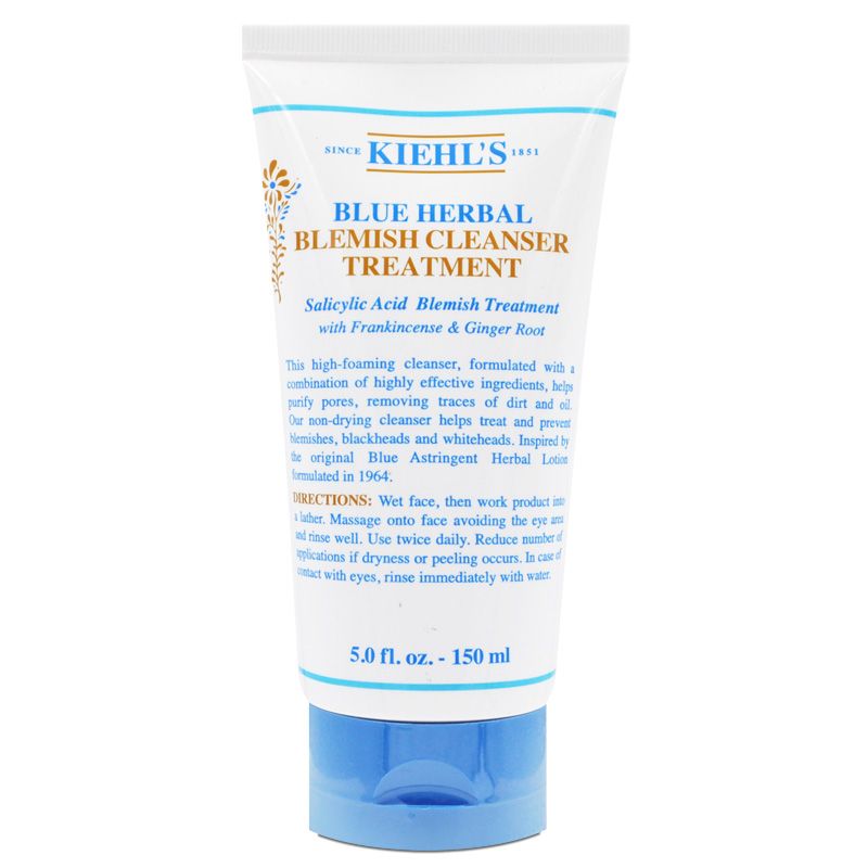 KIEHL'S 契爾氏 【KIEHLS 】 藍色控油抗痘潔面凝露 150ml (百貨專櫃貨)