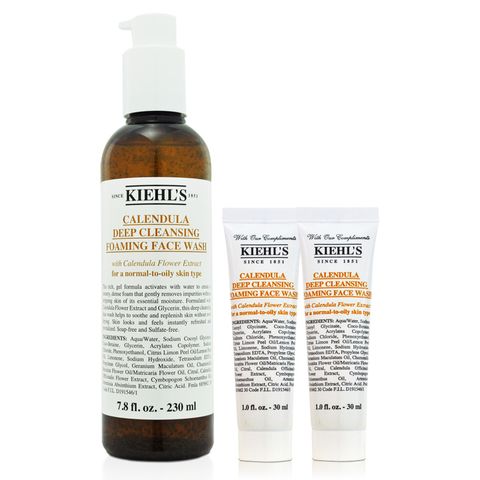 KIEHL'S 契爾氏 【KIEHLS 】金盞花植物精華潔面泡泡凝露230ml 加贈30ml*2(百貨專櫃貨)