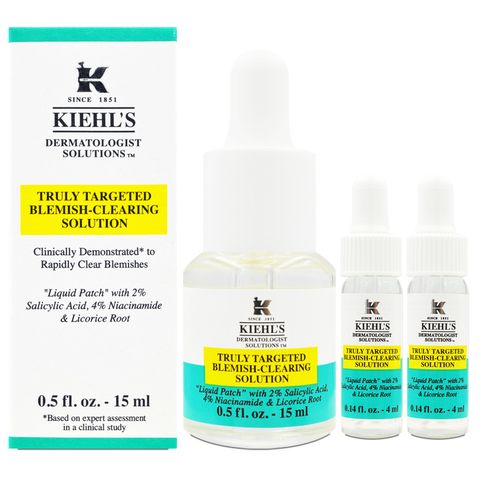 KIEHL'S 契爾氏 2%水楊酸痘痘精華露 15ml 贈4ml*2(百貨專櫃貨)