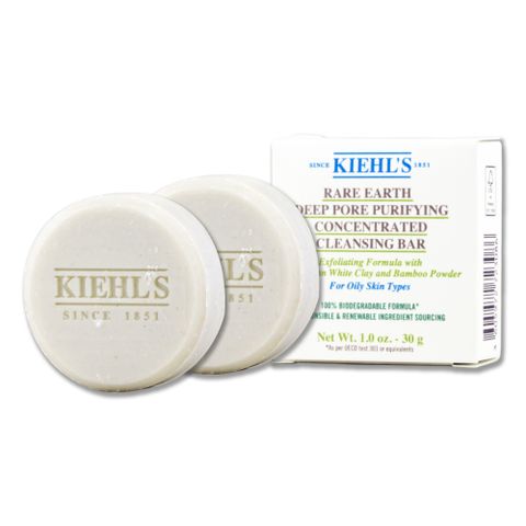 KIEHL'S 契爾氏 亞馬遜緊緻毛孔控油潔面皂 30g x 2