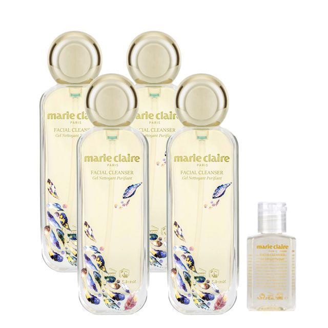 Marie Claire 美麗佳人】賦活精華潔顏露4瓶(120ML)+1瓶(30ML) - PChome