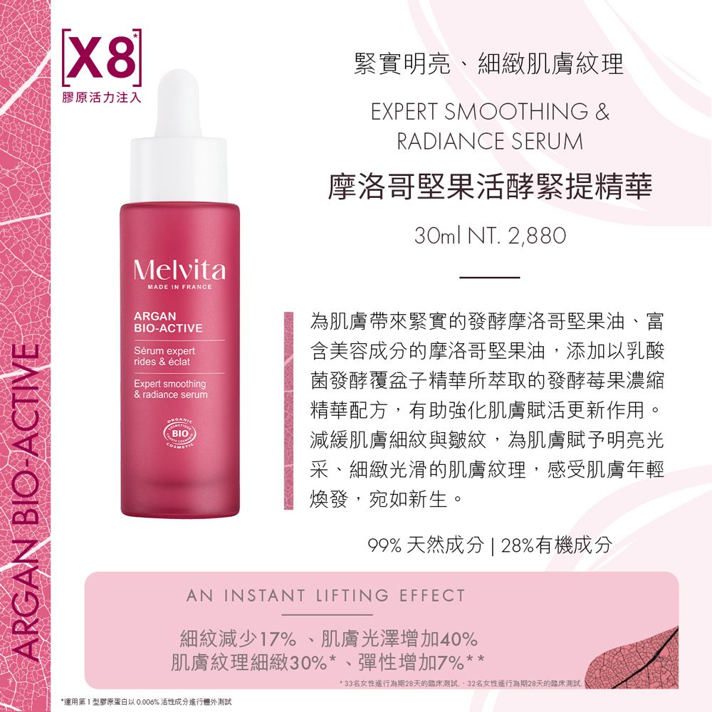 Melvita 蜜葳特 摩洛哥堅果活酵緊精華30ml