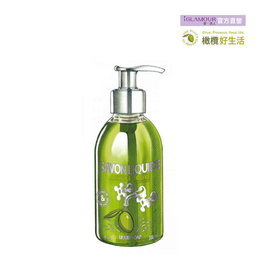  【UNE OLIVE EN PROVENCE 一顆橄欖】頂級橄欖油呵護液皂 300ml