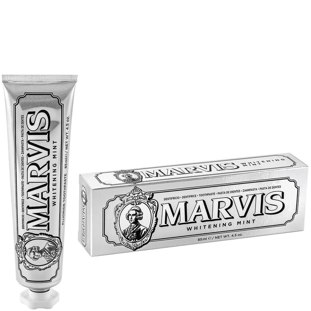 MARVIS 《義大利》亮白薄荷牙膏85ml【銀色】