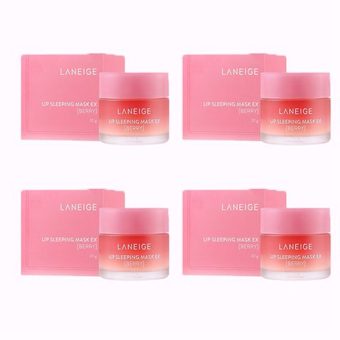 LANEIGE 蘭芝 睡美人極萃滋養晚安唇膜20g 四入