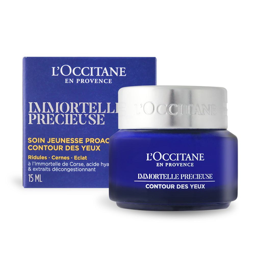 L'OCCITANE 歐舒丹 蠟菊精華眼霜(15ml)-新版-百貨公司貨