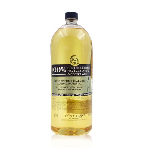 L’OCCITANE 歐舒丹 杏仁沐浴油補充瓶500ml-公司貨