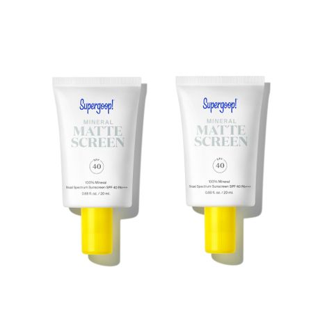 Supergoop! 無油光物理防曬乳 PA+++ SPF40 20ml-2入組
