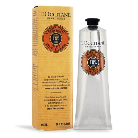 L'OCCITANE 歐舒丹 LOCCITANE  乳油木護足霜(150ml)-國際航空版