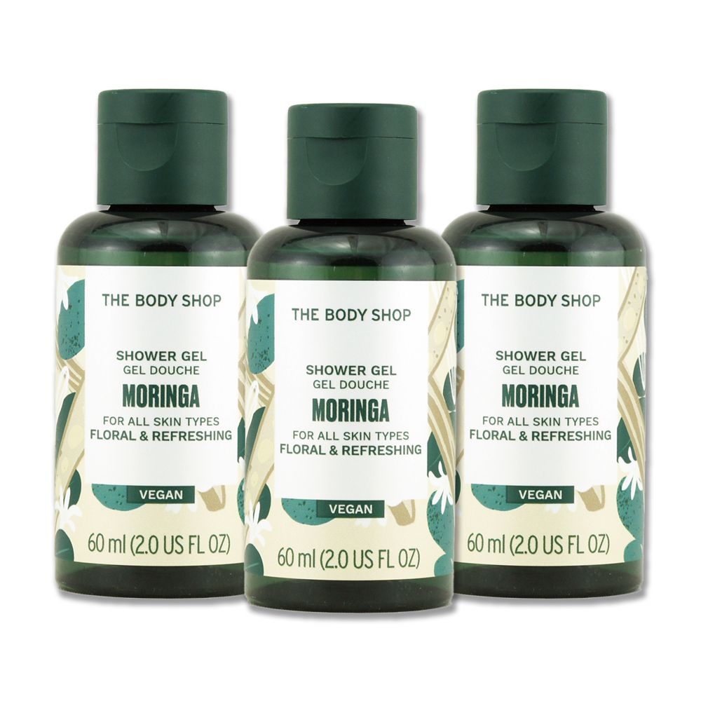 The Body Shop 美體小舖 辣木籽更新沐浴膠 60ML x 3