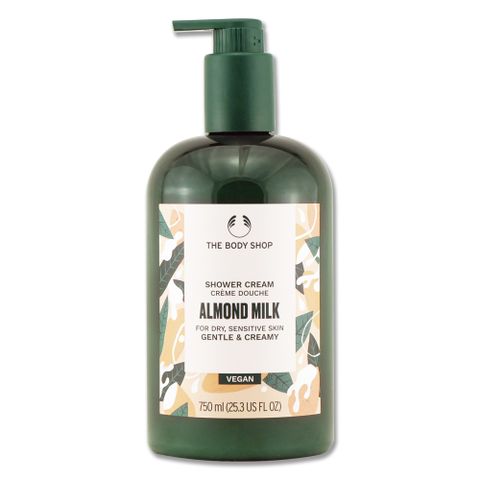 The Body Shop 美體小舖 杏奶舒敏滋養沐浴乳 750ML