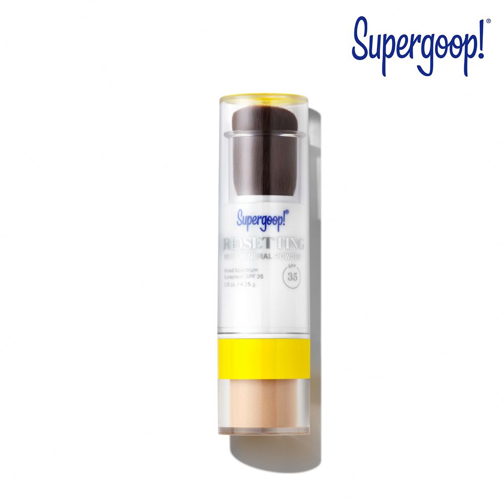 Supergoop! 柔焦控油礦物防曬蜜粉-淺色 SPF35 PA+++ 4.25g (Re)setting 100% Mineral Powder SPF 35 PA+++ Light