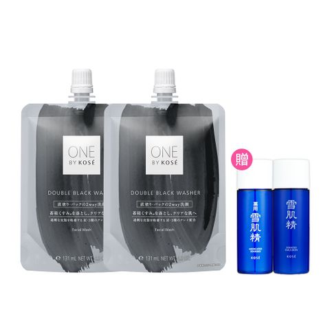 KOSE ONE BY KOSE 黑碳潔顏泥140gx2入組