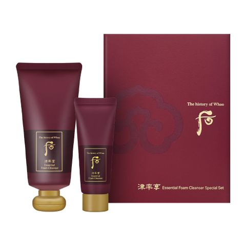 【WHOO后】天氣丹津率享洗顏蜜禮盒 180ml+40ml