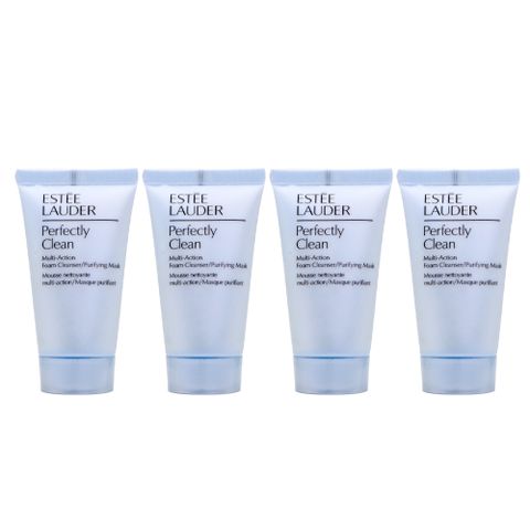 Estee Lauder 雅詩蘭黛 細緻煥采雙效淨化潔面乳 30ml (洗面乳/小藍洗) 旅行小樣 X4入組