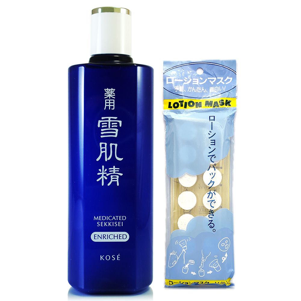 KOSE 高絲 雪肌精化妝水360ml-無盒版 - 贈水敷容*14入 (正統公司貨)