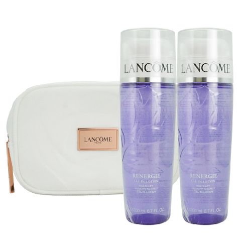 LANCOME蘭蔻 超緊顏5D太空抗皺精露(200ml)X2[贈品牌化妝包]