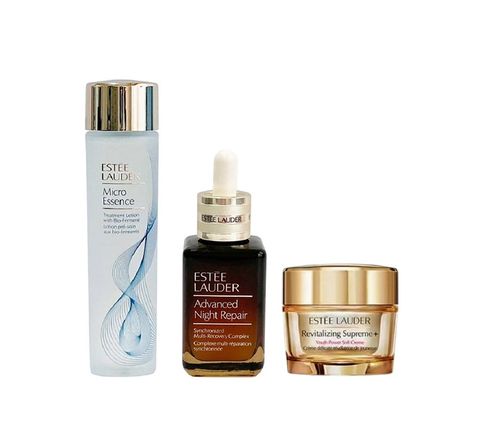 【ESTEE LAUDER 雅詩蘭黛】年輕黃金三角禮盒(附提袋)