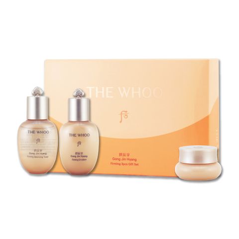 《Whoo 后》拱辰享彈力保養3件組（滋養液 20ml+清潤乳 20ml+清潤霜 4ml）