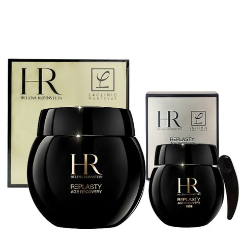 Helena Rubinstein 赫蓮娜HR 黑繃帶修護乳霜(100ml)+黑繃帶修護眼霜(15ml)