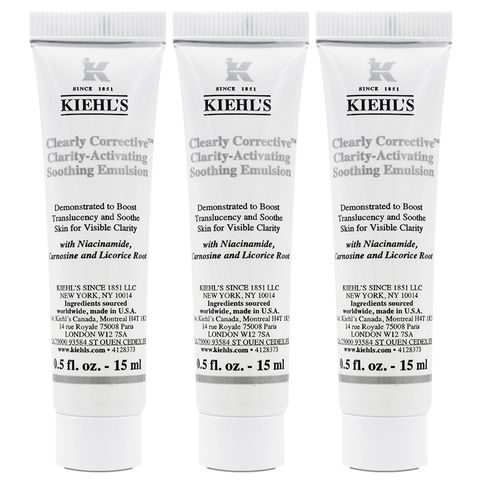 【KIEHLS 契爾氏】激光精華彈潤美白乳液 15ml*3