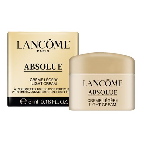 【LANCOME蘭蔻】絕對完美黃金玫瑰修護乳霜 5ml #輕盈版 Light