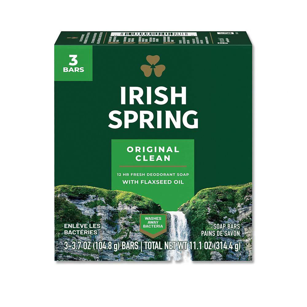  美國Irish Spring身體清潔沐浴香氛皂(2款可選)104.8gX3入/組(愛爾蘭之春體香皂,滋潤潔膚肥皂)