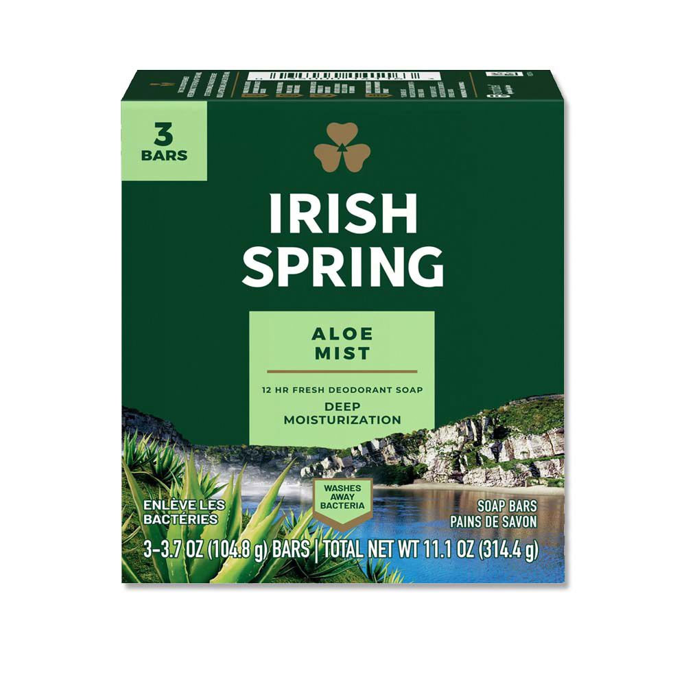  美國Irish Spring身體清潔沐浴香氛皂(2款可選)104.8gX3入/組(愛爾蘭之春體香皂,滋潤潔膚肥皂)