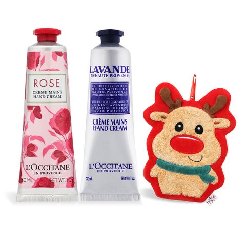 LOCCITANE 歐舒丹 聖誕經典護手霜雙入組(30MLX2)-多款-國際航空版