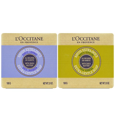 【LOCCITANE 歐舒丹】乳油木皂 100g*2
