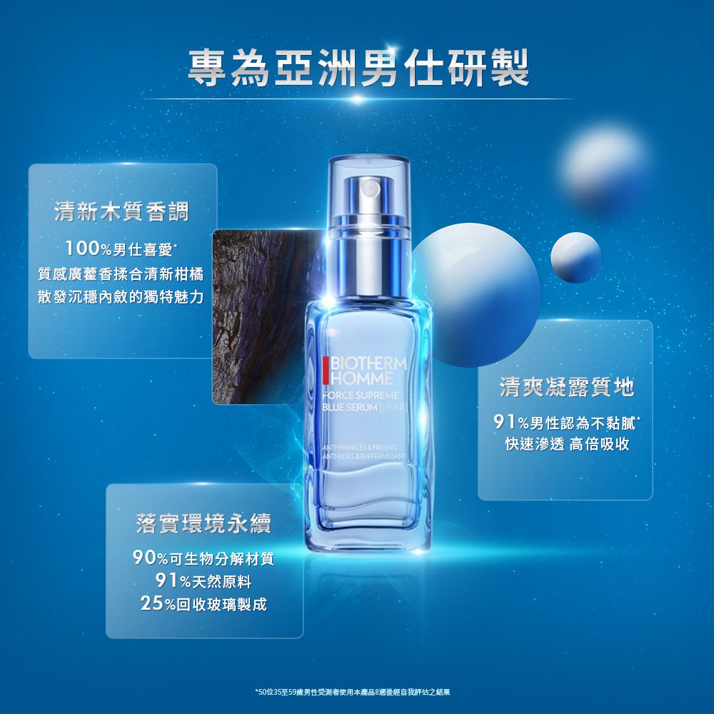 Biotherm 碧兒泉 男仕 極量緊膚藍藻全能精華30ml