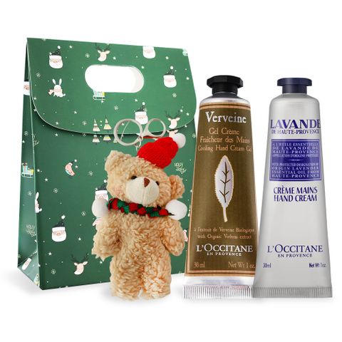 L’OCCITANE 歐舒丹 經典護手霜30MLX2禮袋組-交換禮物-國際航空版