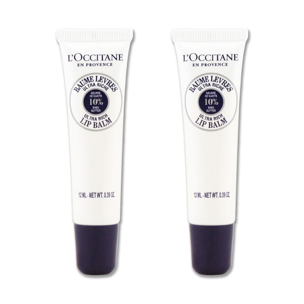 L'OCCITANE 歐舒丹 乳油木保濕護唇膏 12ML x 2