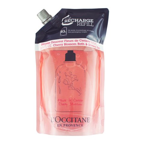 L'OCCITANE 歐舒丹 櫻花沐浴膠補充包 500ML