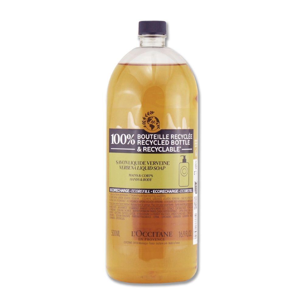L'OCCITANE 歐舒丹 乳油木馬鞭草潔手沐浴液式皂補充瓶 500ML