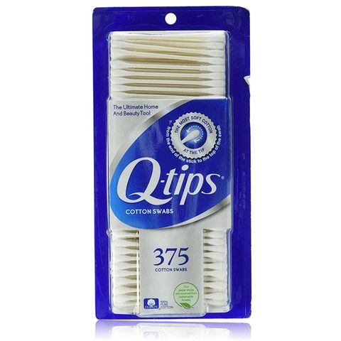 Q-tips 美國紙軸棉花棒一盒375支(100%純棉)