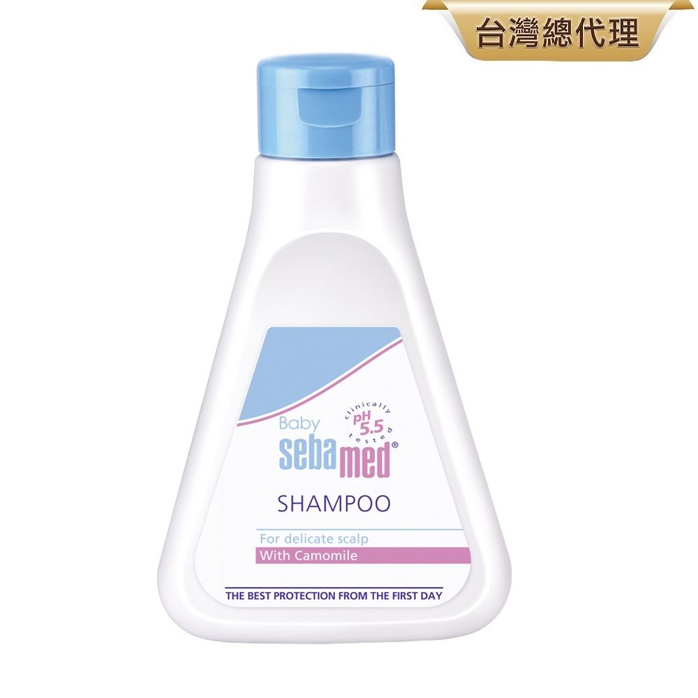 BabysebamedSHAMPOOFor delicate scalpWith CamomileTHE BEST PROTECTION FROM THE FIRST DAY台灣總代理