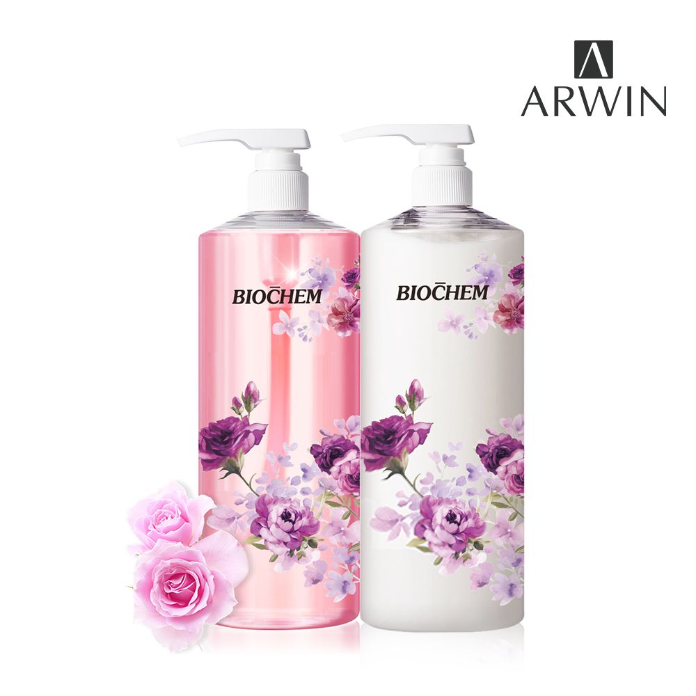 ARWIN 雅聞倍優 玫瑰全效洗髮精950ml+玫瑰全效潤髮乳950ml