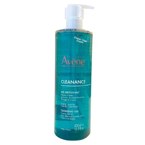 Avene 雅漾  控油舒緩潔膚凝膠400ml (控油清爽潔膚凝膠)
