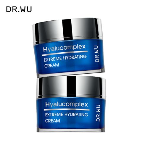 DR.WU 達爾膚 玻尿酸保濕精華霜50ML 2入