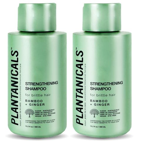 美國Plantanicals生物素強化髮質防斷裂植萃精油洗髮精買1送1(450mlx2)