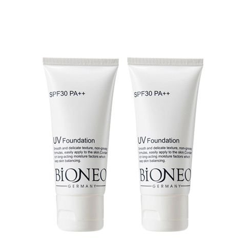 Bioneo 德國百妮 水潤淨透隔離防曬霜SPF30 PA++50ml X2(物理性防曬 清爽不黏)