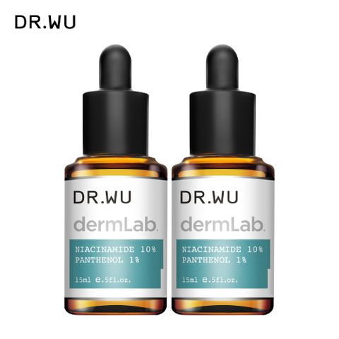 DR.WU 達爾膚  10%菸鹼醯胺B5舒緩精華 15ml 2入組