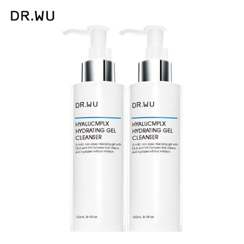 DR.WU 達爾膚 玻尿酸保濕潔顏凝露150ML 2入組