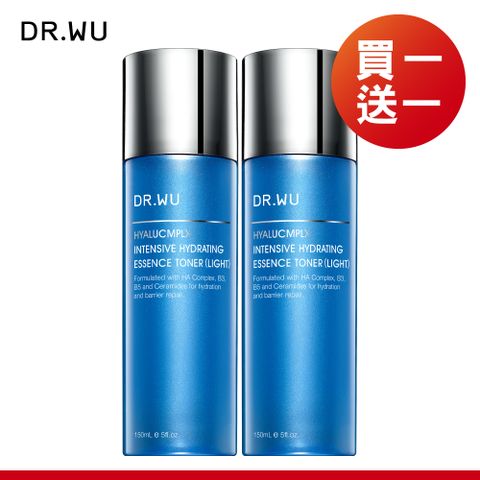 DR.WU 玻尿酸保濕精華化妝水(清爽型)150ML(2入組)
