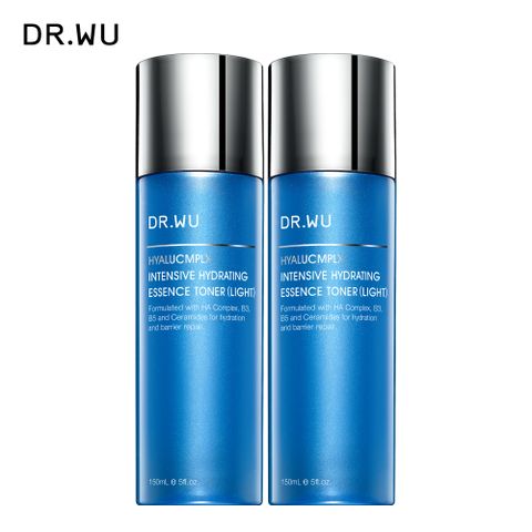 DR.WU 玻尿酸保濕精華化妝水(清爽型)150ML(2入組)